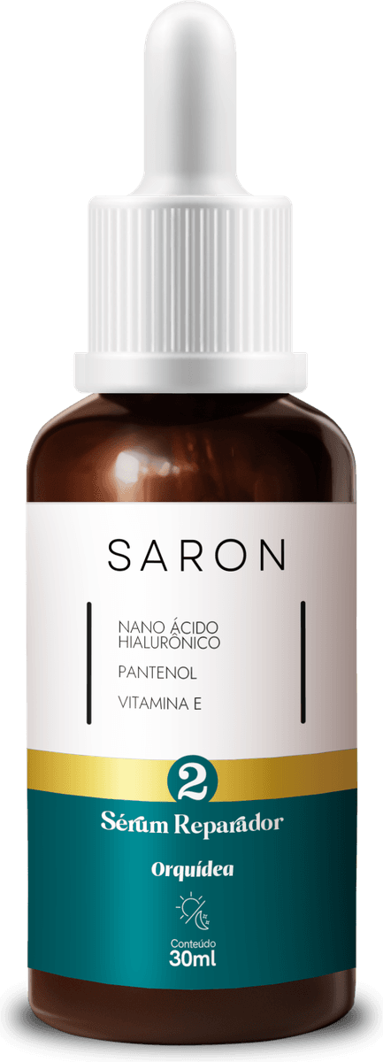 Sérum de nano ácido hialurônico Saron, kit Orquídea